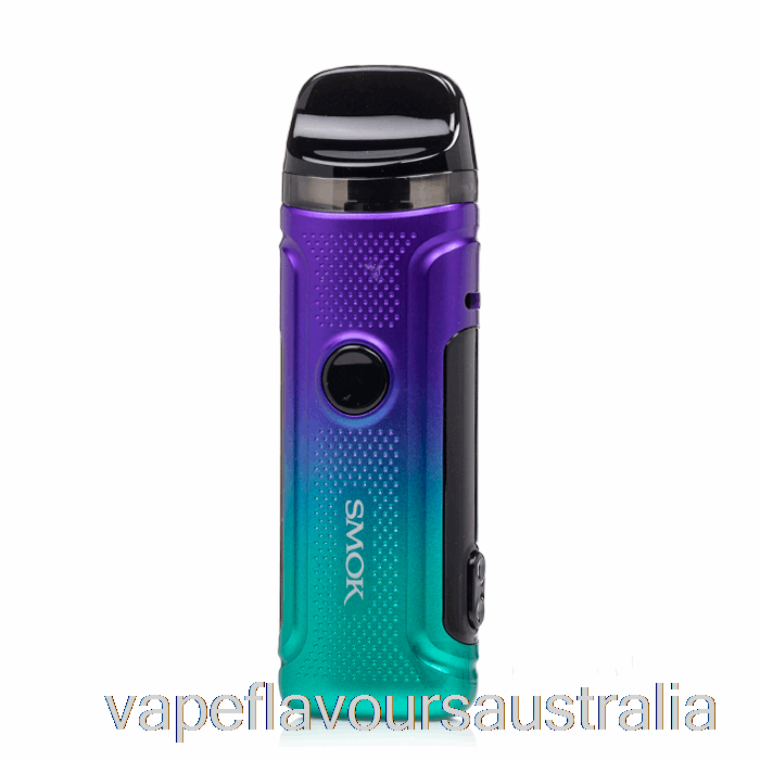Vape Nicotine Australia SMOK Nord C 50W Pod Kit Cyan Purple